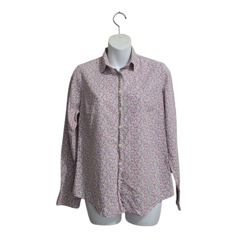 J. Crew Factory The Perfect Shirt Casual Button Down In Ditsy Floral Sz S